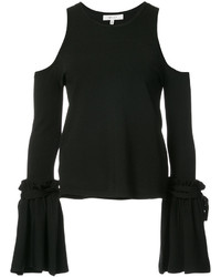 Черная блузка от Milly