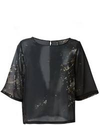 Черная блузка от Mini Market