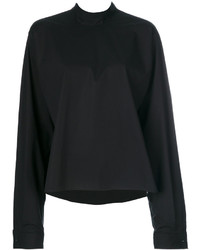 Черная блузка от MM6 MAISON MARGIELA