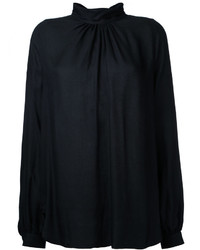 Черная блузка от Muveil