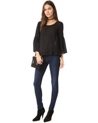 Черная блузка от Ella Moss