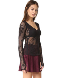 Черная блузка от Free People