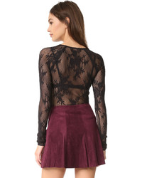 Черная блузка от Free People