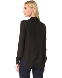 Черная блузка от Veronica Beard