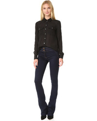 Черная блузка от Veronica Beard