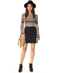 Черная блузка от Free People