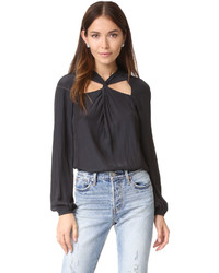Черная блузка от Ramy Brook