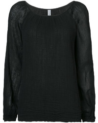 Черная блузка от Raquel Allegra
