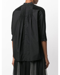 Черная блузка от Sacai