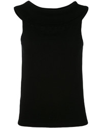 Черная блузка от Roberto Collina