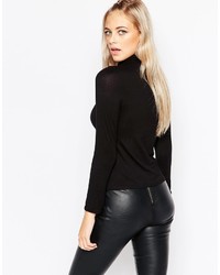 Черная блузка от Boohoo