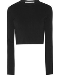 Черная блузка от Rosetta Getty