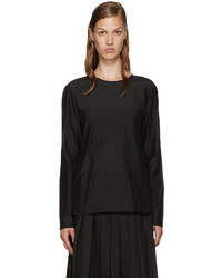 Черная блузка от Sara Lanzi