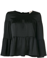 Черная блузка от Semi-Couture