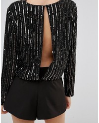 Черная блузка от Boohoo