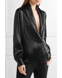 Черная блузка от Loewe