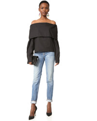 Черная блузка от MLM Label