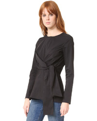 Черная блузка от Just Female