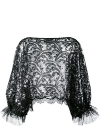 Черная блузка от Talbot Runhof