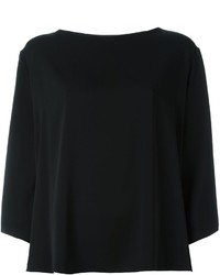Черная блузка от The Row