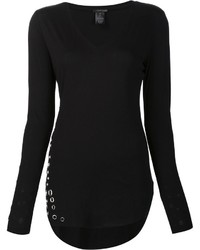 Черная блузка от Thomas Wylde