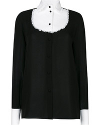 Черная блузка от Valentino