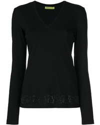 Черная блузка от Versace