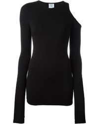 Черная блузка от Vetements