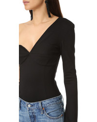 Черная блузка от Torn By Ronny Kobo