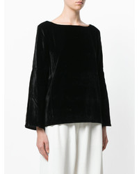 Черная блузка от Xacus