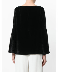 Черная блузка от Xacus