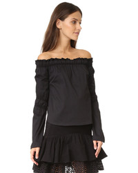 Черная блузка от Zac Posen