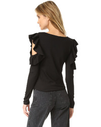 Черная блузка от Susana Monaco