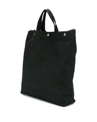 Мужская черная большая сумка из плотной ткани с принтом от Calvin Klein
