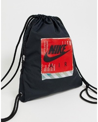 Черная большая сумка из плотной ткани с принтом от Nike