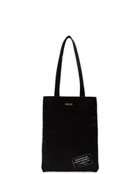 Мужская черная большая сумка из плотной ткани с принтом от Saint Laurent