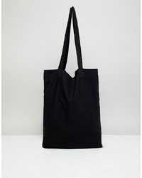 Мужская черная большая сумка из плотной ткани от ASOS DESIGN