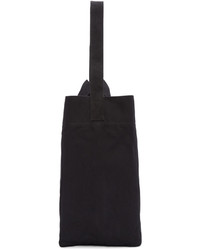 Черная большая сумка из плотной ткани от Stella McCartney