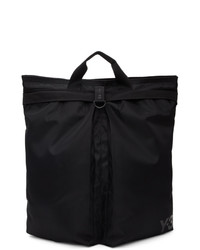 Мужская черная большая сумка из плотной ткани от Y-3
