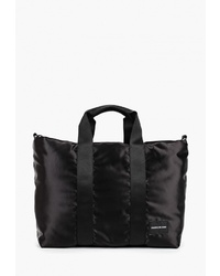 Черная большая сумка из плотной ткани от Calvin Klein Jeans