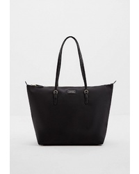 Черная большая сумка из плотной ткани от Lauren Ralph Lauren
