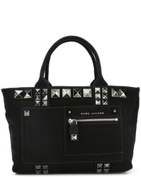Черная большая сумка из плотной ткани от Marc Jacobs