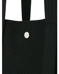 Черная большая сумка из плотной ткани от Cabas