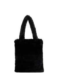 Мужская черная большая сумка из плотной ткани от Sulvam