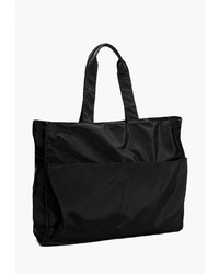Черная большая сумка из плотной ткани от Vita