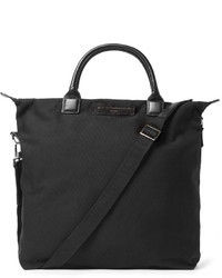 Мужская черная большая сумка из плотной ткани от WANT Les Essentiels