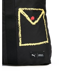 Мужская черная большая сумка из плотной ткани от Puma