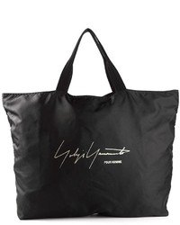 Мужская черная большая сумка из плотной ткани от Yohji Yamamoto