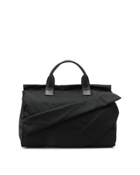 Черная большая сумка из плотной ткани от Yohji Yamamoto