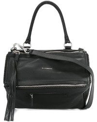 Черная большая сумка с геометрическим рисунком от Givenchy
